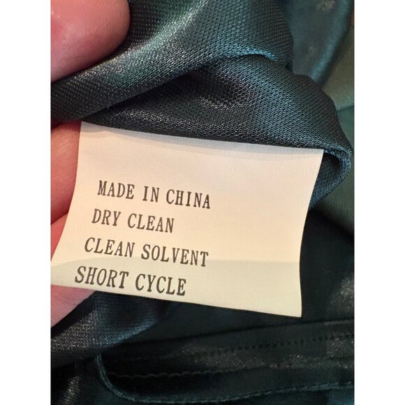 Revelry Rory Velvet Bridesmaid Long Gown Dress in Emerald Green Size 4 - Picture 12 of 16